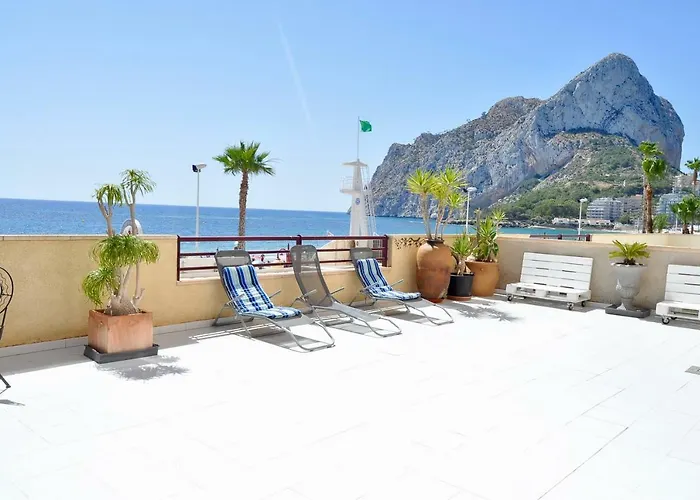 公寓 Primera Linea De Playa, Topacio 1 卡尔佩