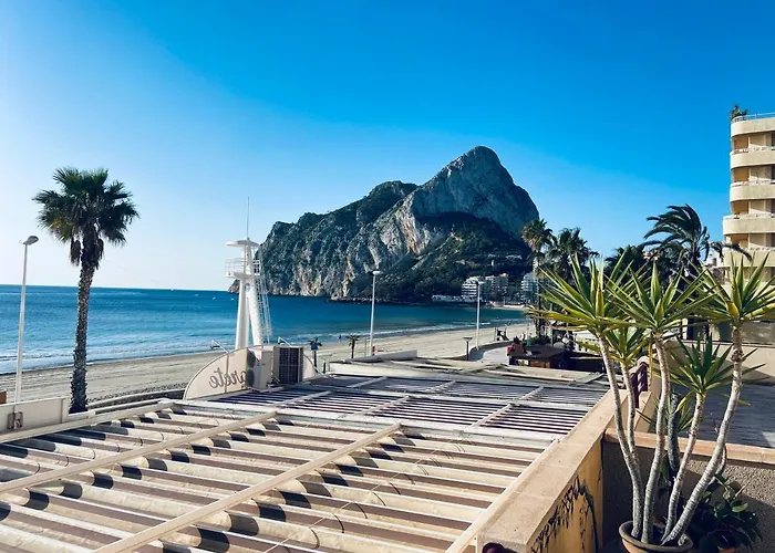 Primera Linea De Playa, Topacio 1 Appartement Calp