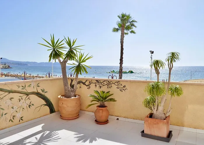 Primera Linea De Playa, Topacio 1 Appartement Calp
